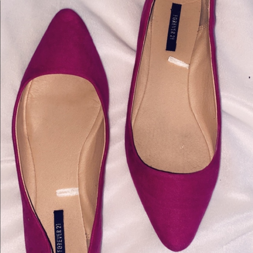 Pink flats F21